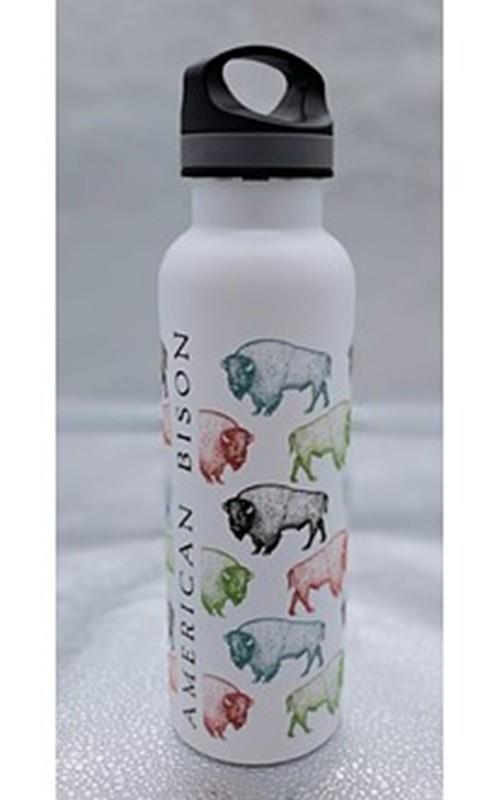 BISON WATER BOTTLE INSULATED,WB-EEEE-WH-BIP1