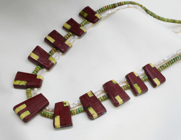 DR2 PPST/SPT/GRN TRQ Necklace