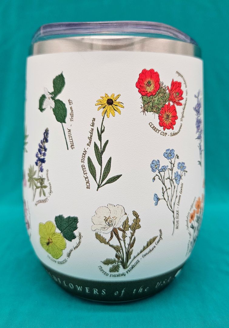 WINE TUMBLER WILDFLOWER