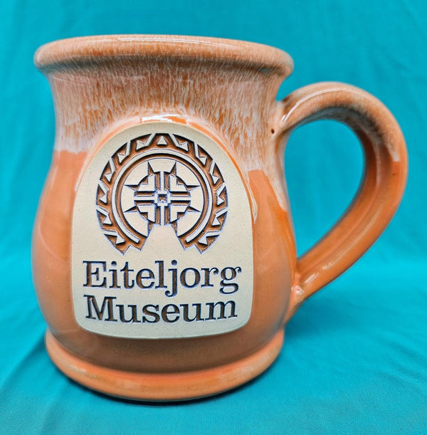 MUG KIVA ORANGE DIJON WHITE MARBLED