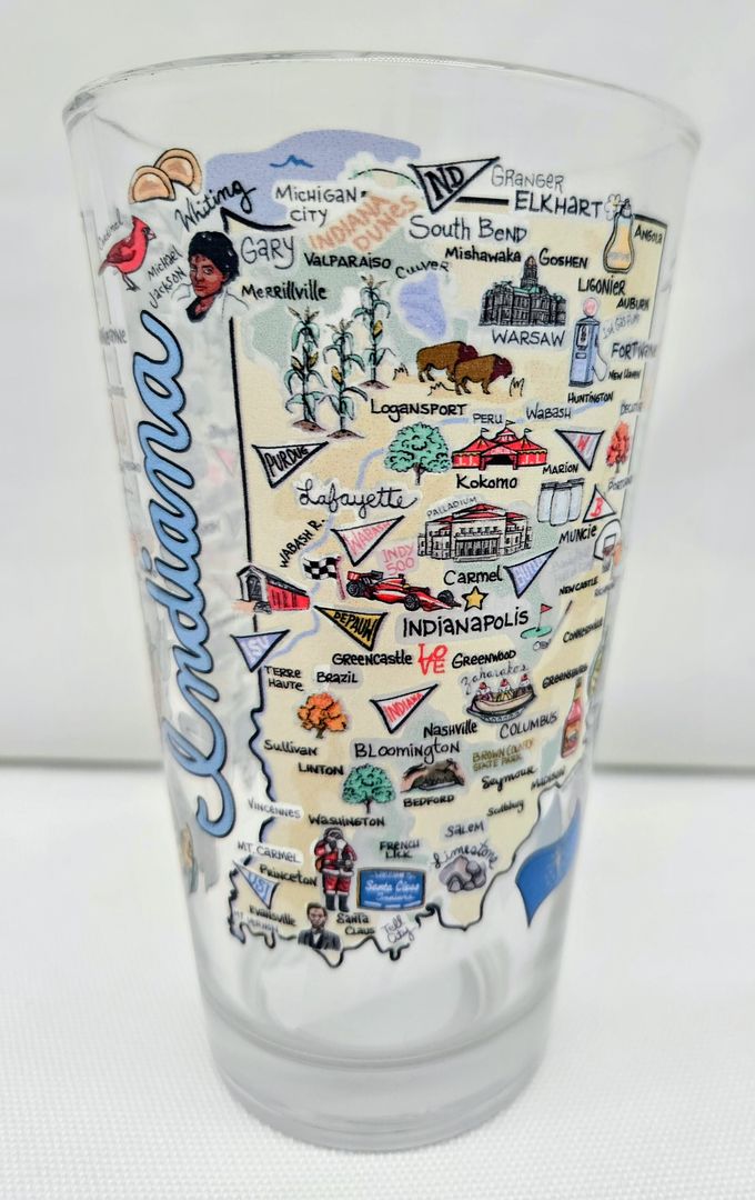PINT INDIANA MAP