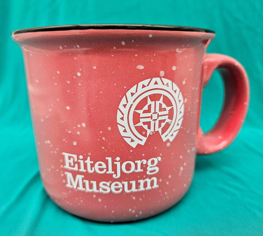 MUG RUSTIC PINK & BLUE