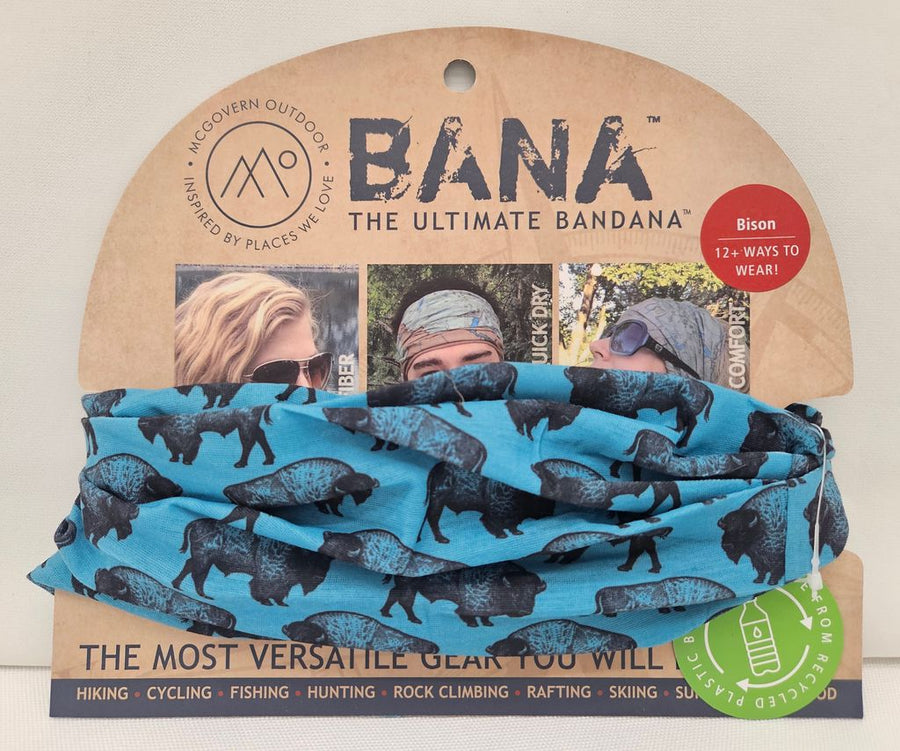 Bison Teal Bandana