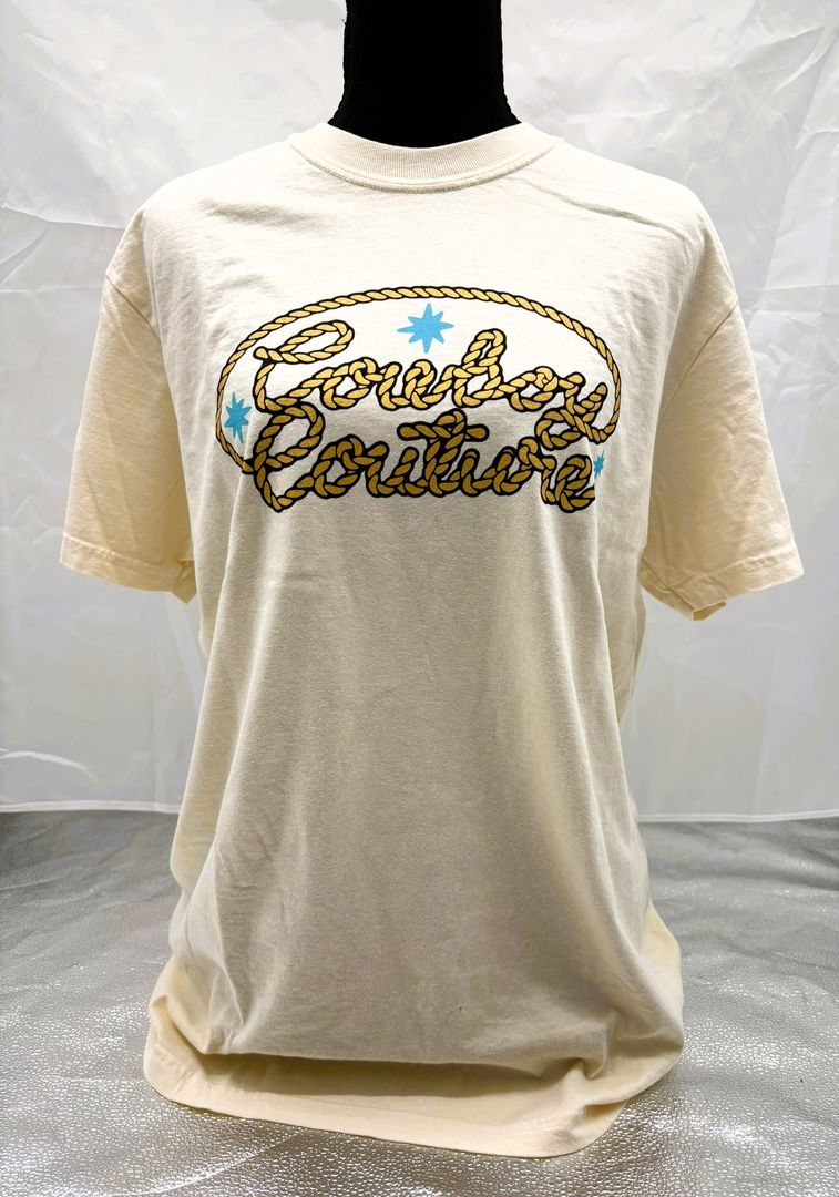 TEE IVORY COWBOY COUTURE