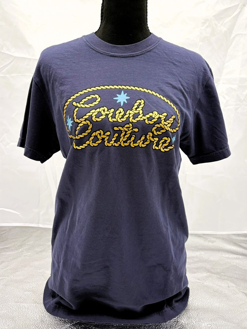 TEE NAVY COWBOY COUTURE