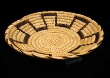 BASKET COIL YUCCA W BROWN 8.5"