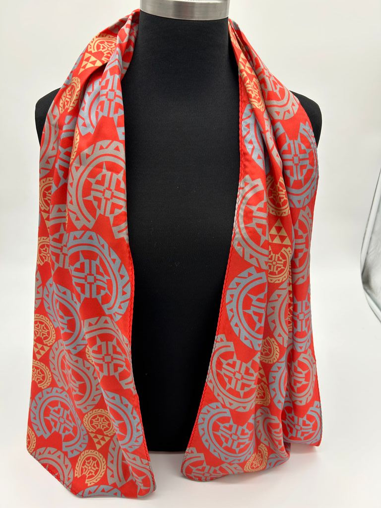 SCARF KIVA LOGO SILK ASST