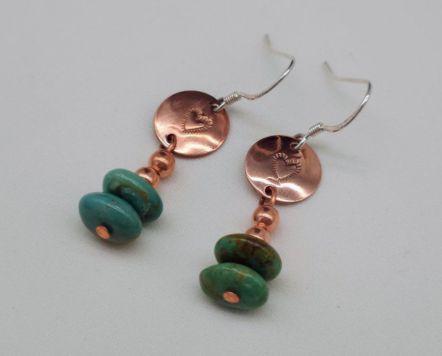 LC Cpr Coin & Tq Earring