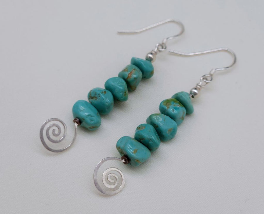 LC Tq Spiral Earring