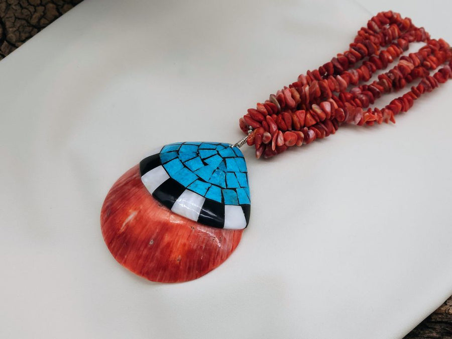 LC Shell Inlay Necklace