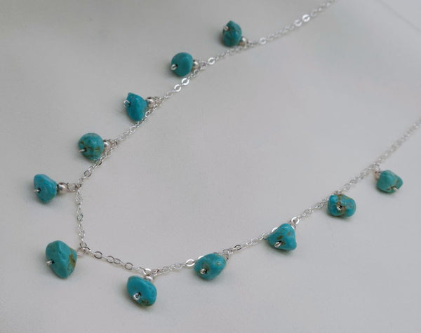 LC Tq 11 Beads Necklace