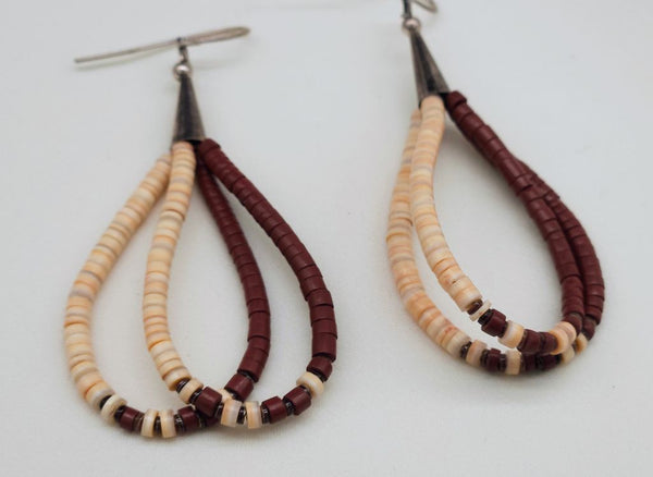 Heishi Earrings 2 Strand