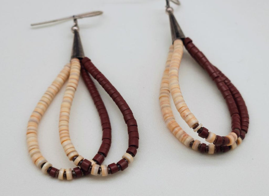 Heishi Earrings 2 Strand