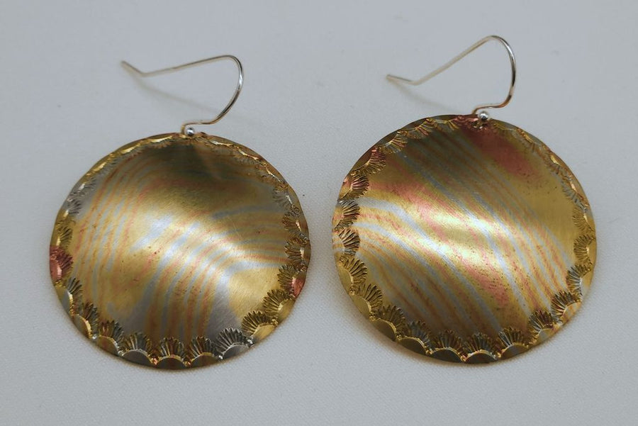 Mokume Earrings