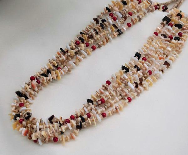 5 Strand Heishi Necklace
