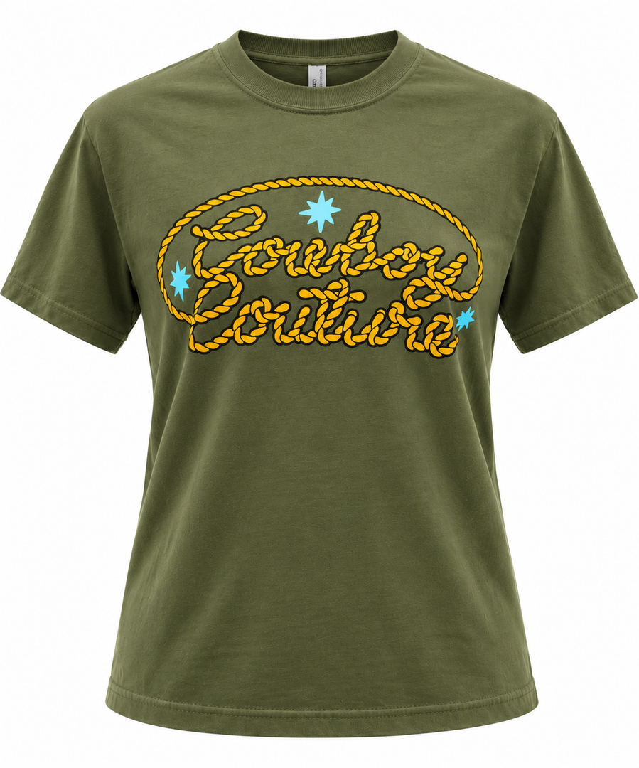 TEE SAGE COWBOY COUTURE