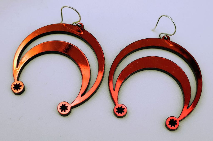 RK Art Deco Naja Earrings
