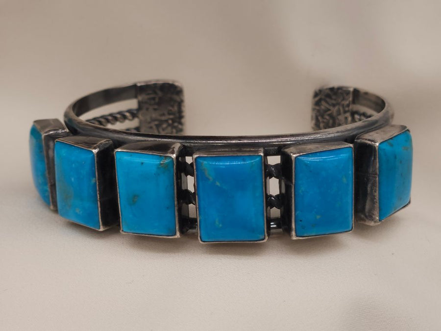 6 Square Sleeping Beauty Bracelet