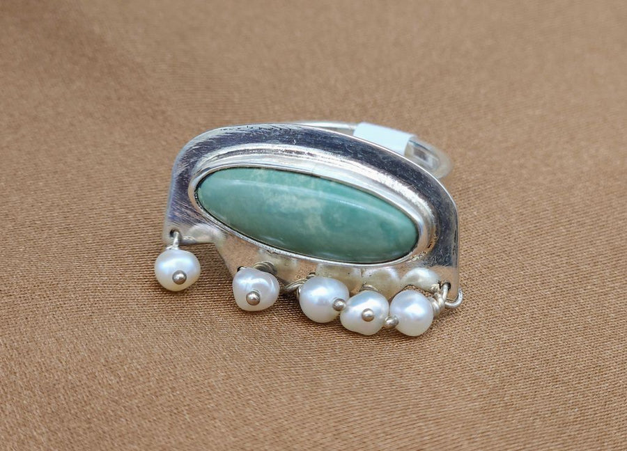 RK NV TRQ Pearl Ring