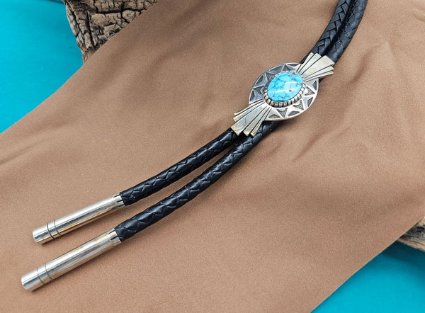 Kingman Turquoise Bolo