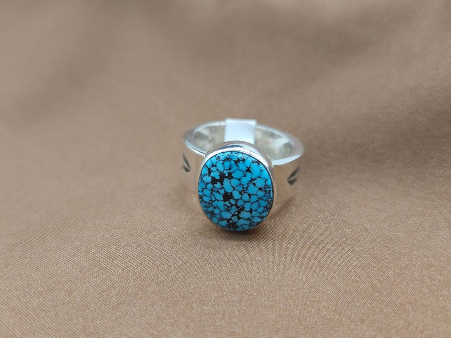 Microweb Turquoise Kingman Ring