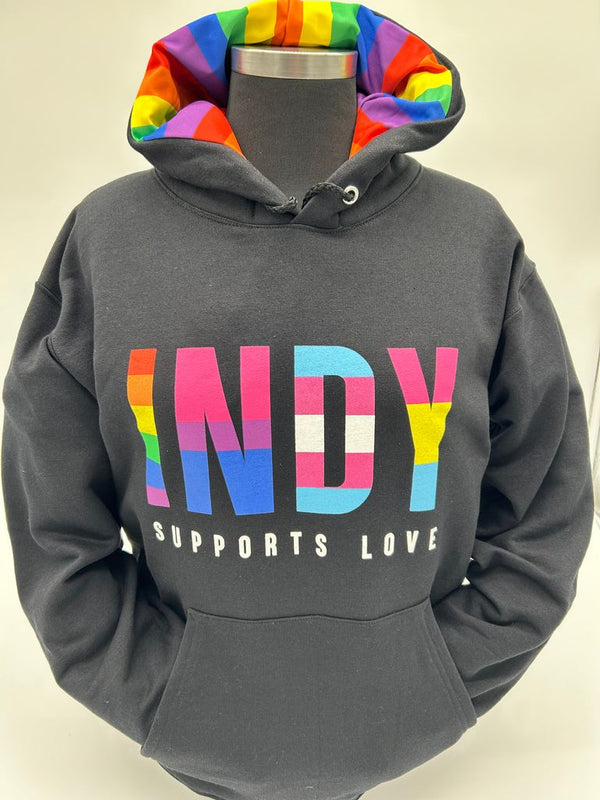 HOOD INDY L SUPPORTS LOVE