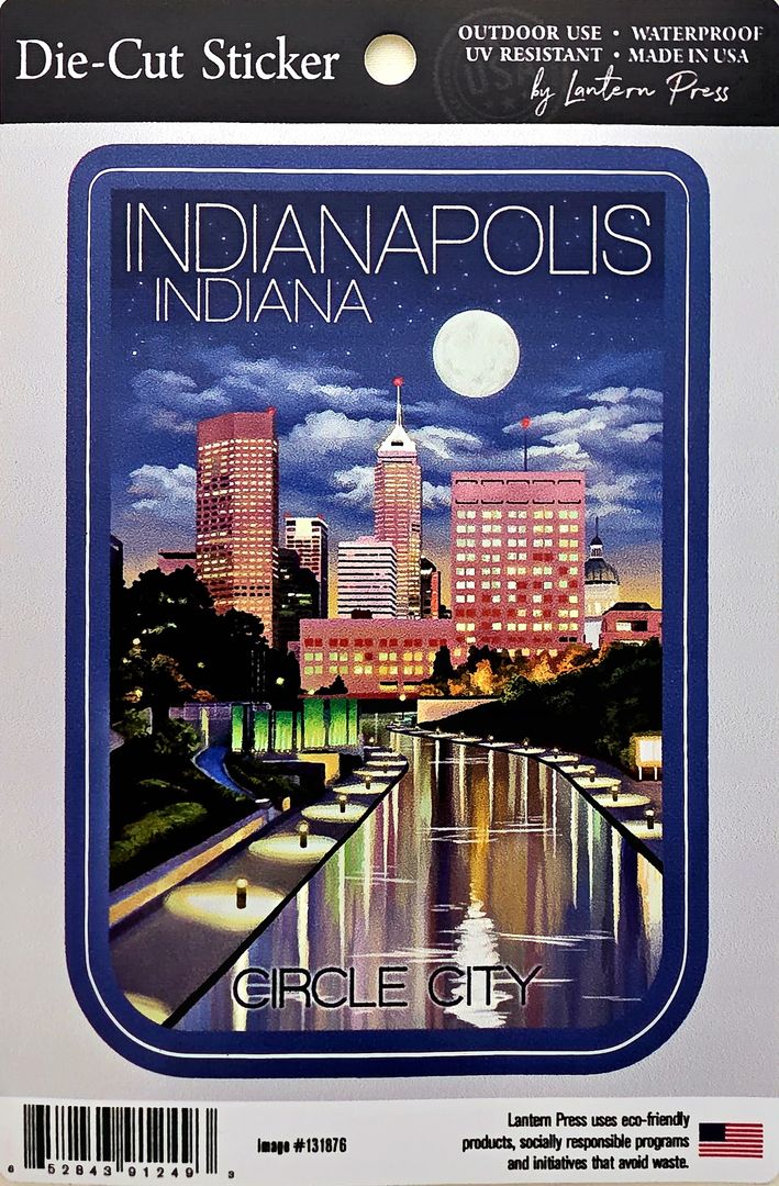 STICKER INDY CANAL LARGE