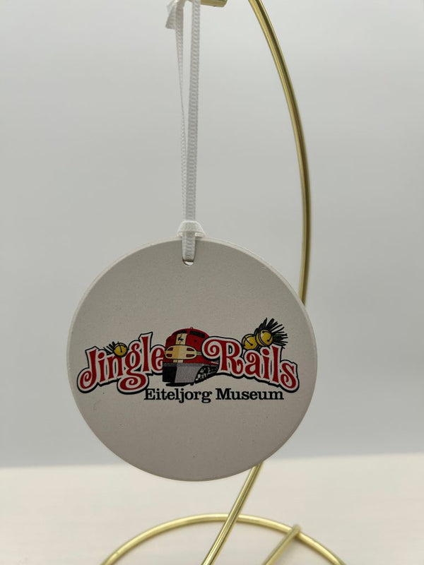 ORN JINGLE RAILS CERAMIC