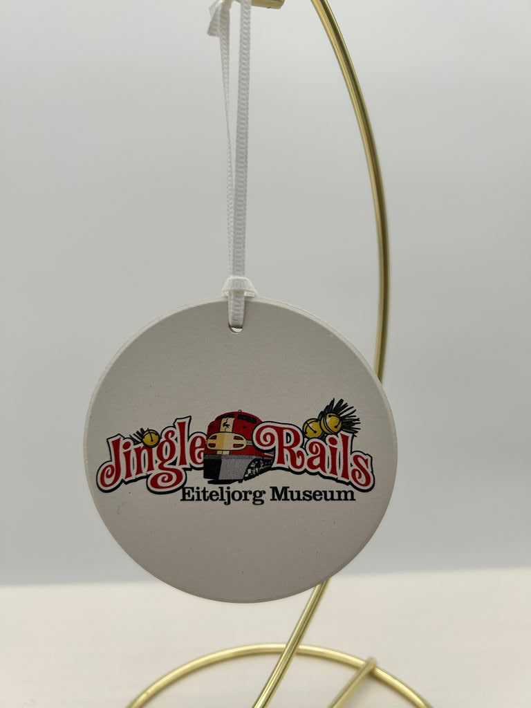 ORN JINGLE RAILS CERAMIC