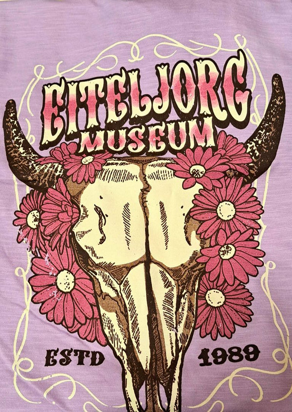 TEE S FLORAL COW SKULL EJ