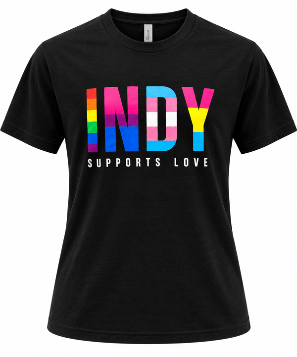 TEE XXL INDY SUPPORTS LOVE