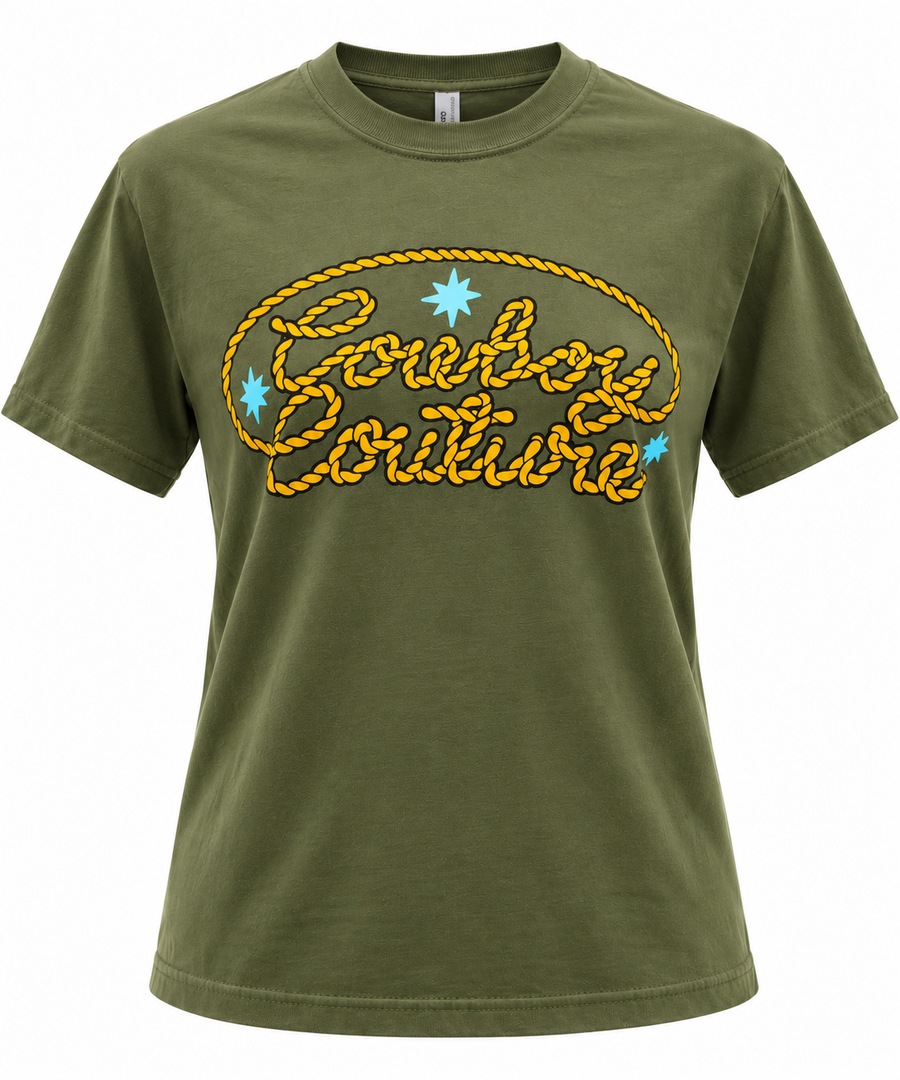 TEE SAGE COWBOY COUTURE